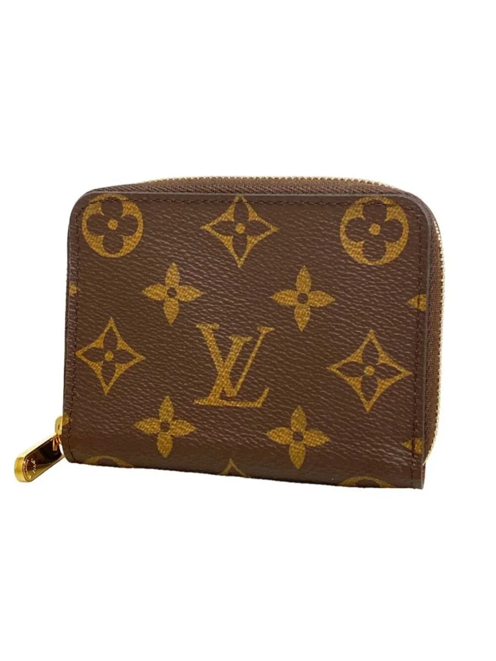 Louis Vuitton Coin Purse Monogram Zippy Brown